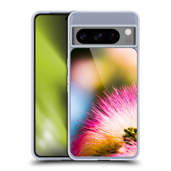 PLdesign Flowers And Leaves Silk Tree Soft Gel Case for Google Pixel 8 Pro