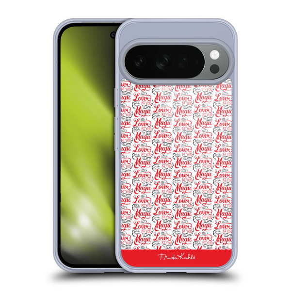 Frida Kahlo Typography Lover Red Soft Gel Case for Google Pixel 10