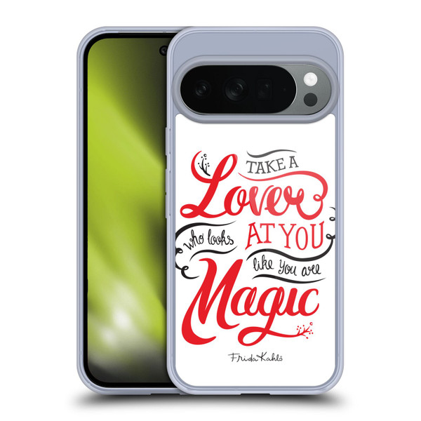 Frida Kahlo Typography Lover White Soft Gel Case for Google Pixel 10