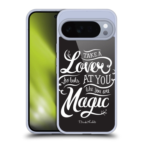 Frida Kahlo Typography Lover Black Soft Gel Case for Google Pixel 10 Pro XL
