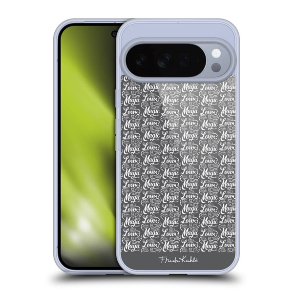 Frida Kahlo Typography Lover Grey Soft Gel Case for Google Pixel 10 Pro XL