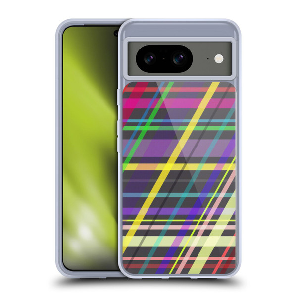 PLdesign Geometric Crossing Lines Soft Gel Case for Google Pixel 8