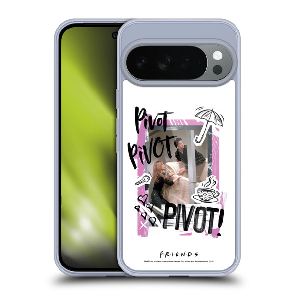 Friends TV Show Doodle Art Pivot Soft Gel Case for Google Pixel 10