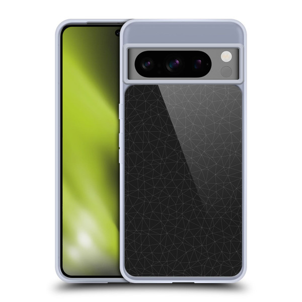 PLdesign Geometric Elegant White And Grey Soft Gel Case for Google Pixel 8 Pro