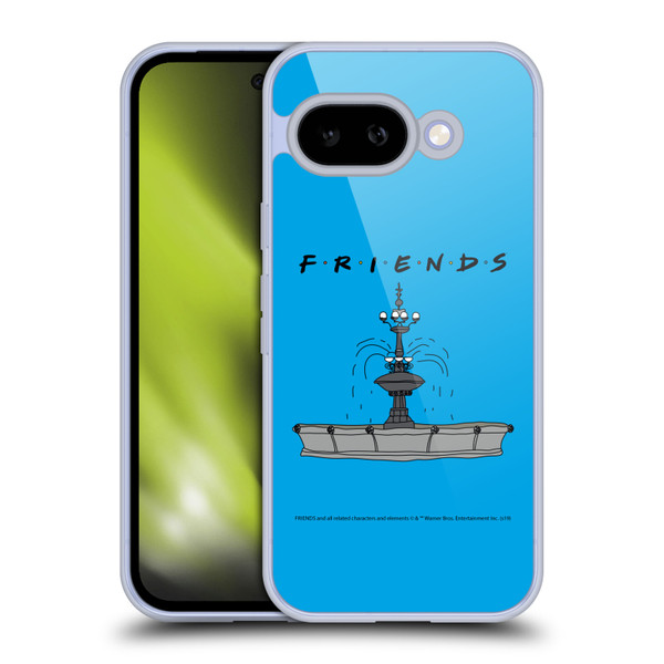 Friends TV Show Iconic Fountain Soft Gel Case for Google Pixel 9A