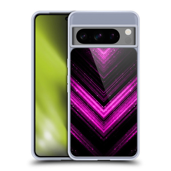 PLdesign Sparkly Metallic Pink Soft Gel Case for Google Pixel 8 Pro