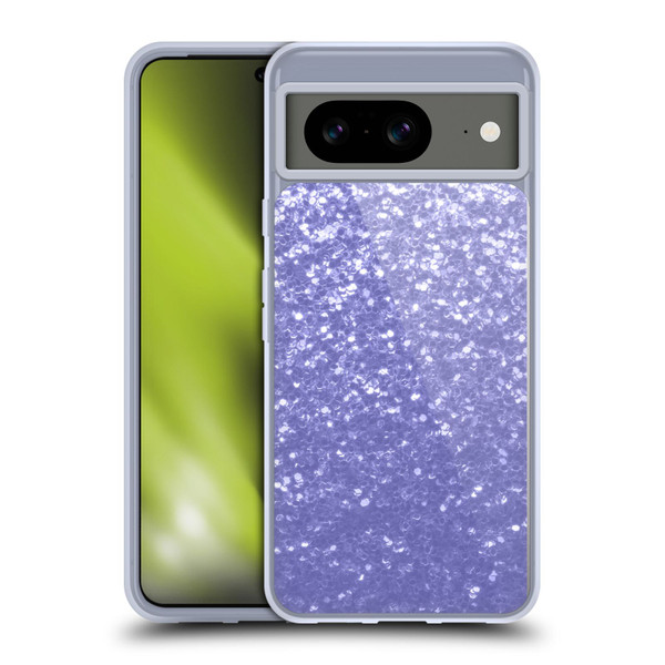 PLdesign Sparkle Prints Lavender Soft Gel Case for Google Pixel 8
