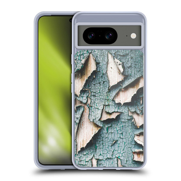 PLdesign Wood And Rust Prints Rustic Old Peeling Apart Soft Gel Case for Google Pixel 8