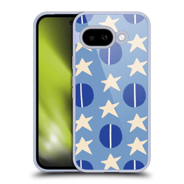 Gabriela Thomeu Art Ball Star Blue Soft Gel Case for Google Pixel 9A