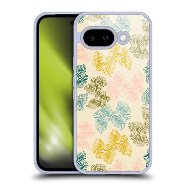 Gabriela Thomeu Art Zebra Green Soft Gel Case for Google Pixel 9A