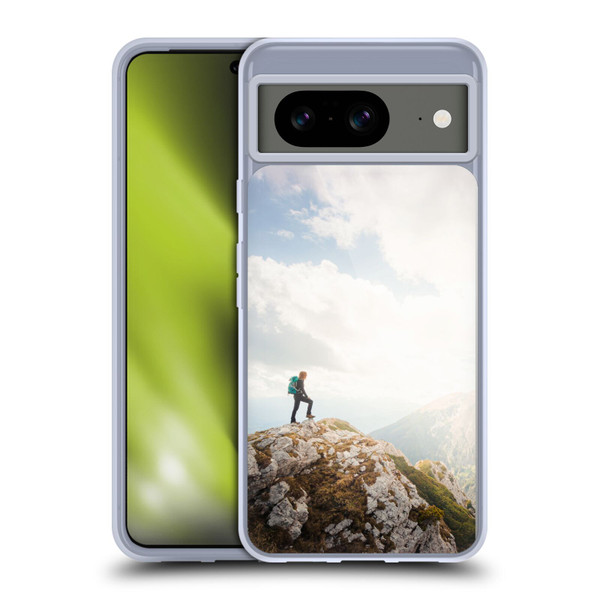 Patrik Lovrin Wanderlust Mountain Wanderer Soft Gel Case for Google Pixel 8
