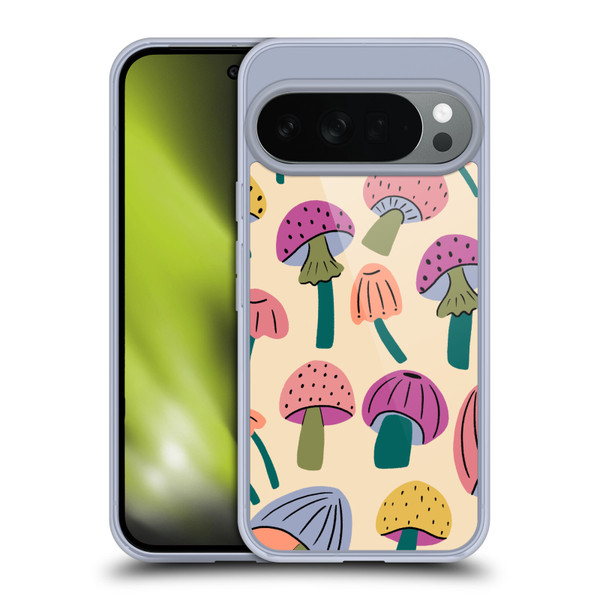 Gabriela Thomeu Retro Magic Mushroom Soft Gel Case for Google Pixel 10