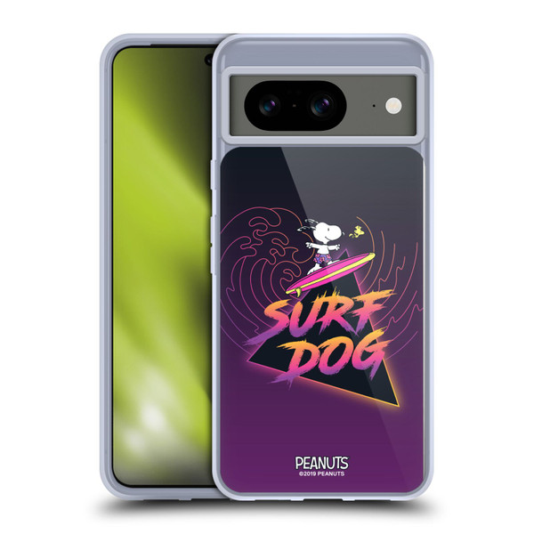 Peanuts Snoopy Aloha Disco Surf Dog Soft Gel Case for Google Pixel 8