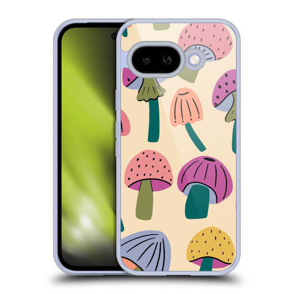 Gabriela Thomeu Retro Magic Mushroom Soft Gel Case for Google Pixel 9A