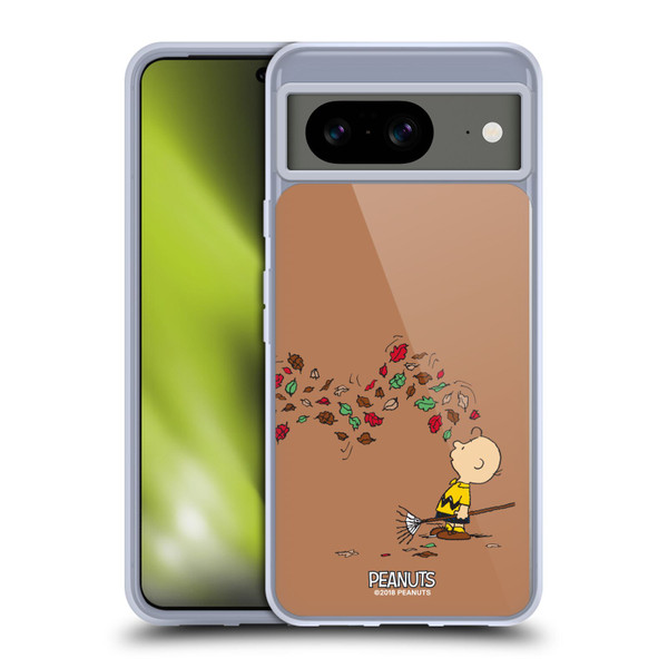 Peanuts Charlie Brown Autumn Soft Gel Case for Google Pixel 8