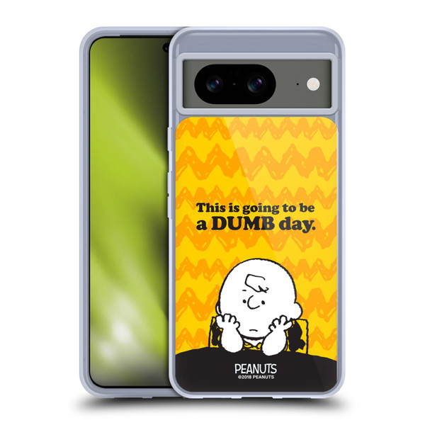 Peanuts Charlie Brown Dumb Day Soft Gel Case for Google Pixel 8