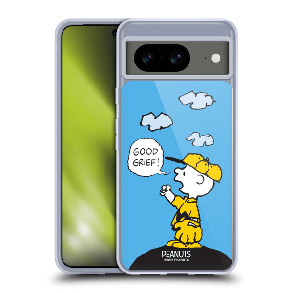 Peanuts Charlie Brown Good Grief Soft Gel Case for Google Pixel 8