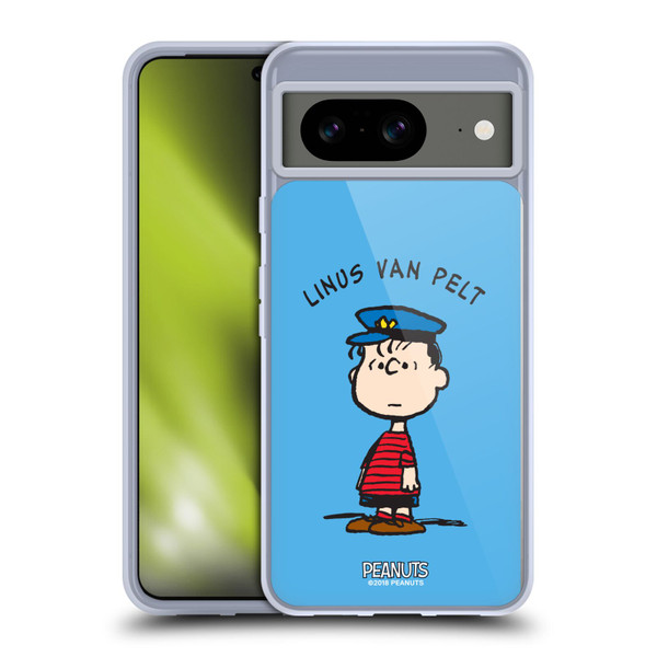 Peanuts Characters Linus van Pelt Soft Gel Case for Google Pixel 8