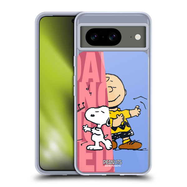 Peanuts Halfs And Laughs Snoopy & Charlie Soft Gel Case for Google Pixel 8
