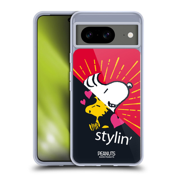 Peanuts Halfs And Laughs Snoopy & Woodstock 2 Soft Gel Case for Google Pixel 8