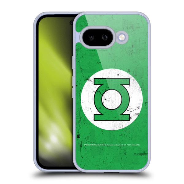 Green Lantern DC Comics Logos Classic Distressed Look Soft Gel Case for Google Pixel 9A