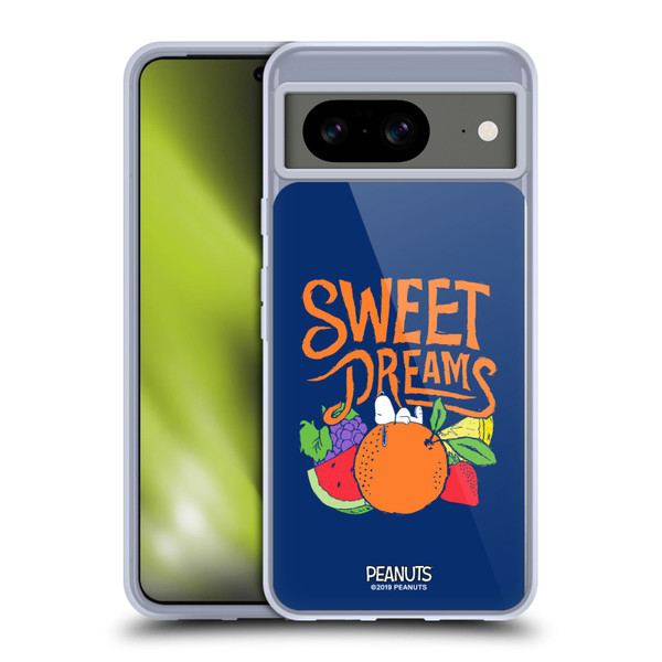 Peanuts Naturally Sweet Sweet Dreams Snoopy Soft Gel Case for Google Pixel 8