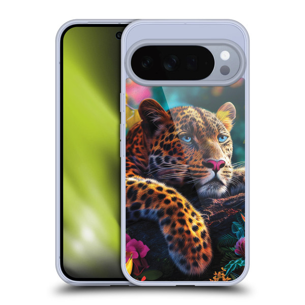 Michael David Ward Animals Reclining Leopard Soft Gel Case for Google Pixel 10 Pro XL