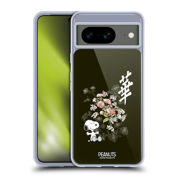 Peanuts Oriental Snoopy Floral Soft Gel Case for Google Pixel 8