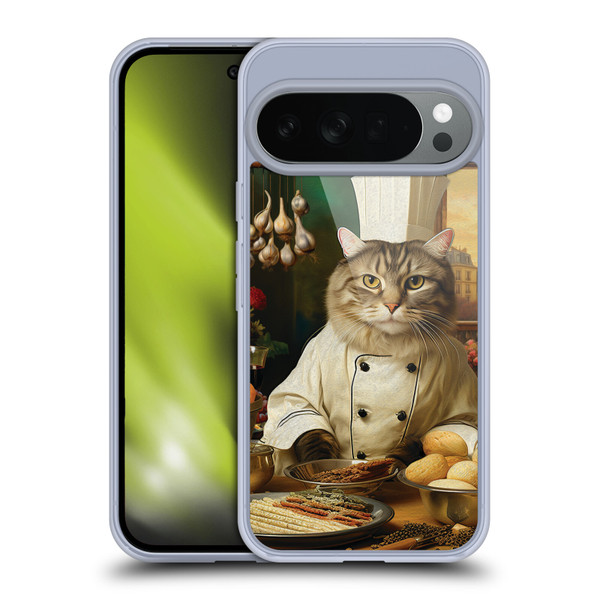 Michael David Ward Humor & Botanicals Cat Chef Soft Gel Case for Google Pixel 10