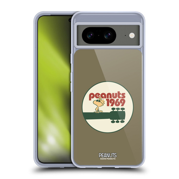 Peanuts Woodstock 50th Guitar 1969 Soft Gel Case for Google Pixel 8