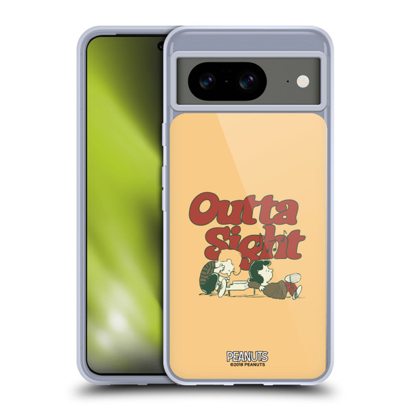 Peanuts Woodstock 50th Schroeder Lucy Outta Sight Soft Gel Case for Google Pixel 8