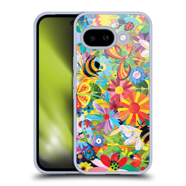 Michael David Ward Humor & Botanicals Happy Garden Soft Gel Case for Google Pixel 9A
