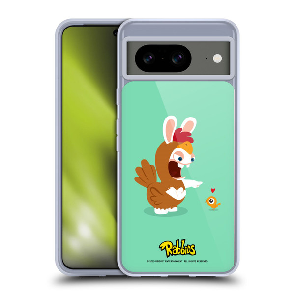 Rabbids Costumes Chicken Soft Gel Case for Google Pixel 8