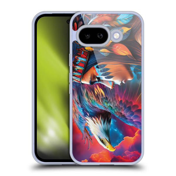 Michael David Ward Psychedelic Art Eagle Soft Gel Case for Google Pixel 9A