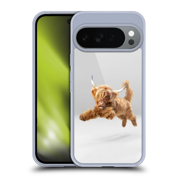 Pixelmated Animals Surreal Pets Highland Pup Soft Gel Case for Google Pixel 10