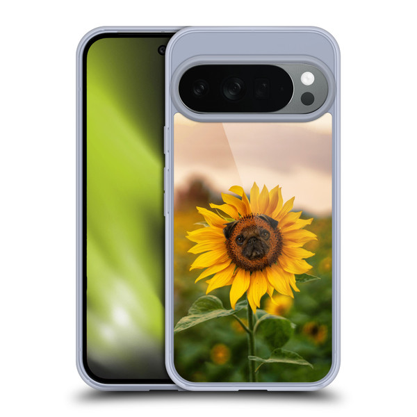 Pixelmated Animals Surreal Pets Pugflower Soft Gel Case for Google Pixel 10