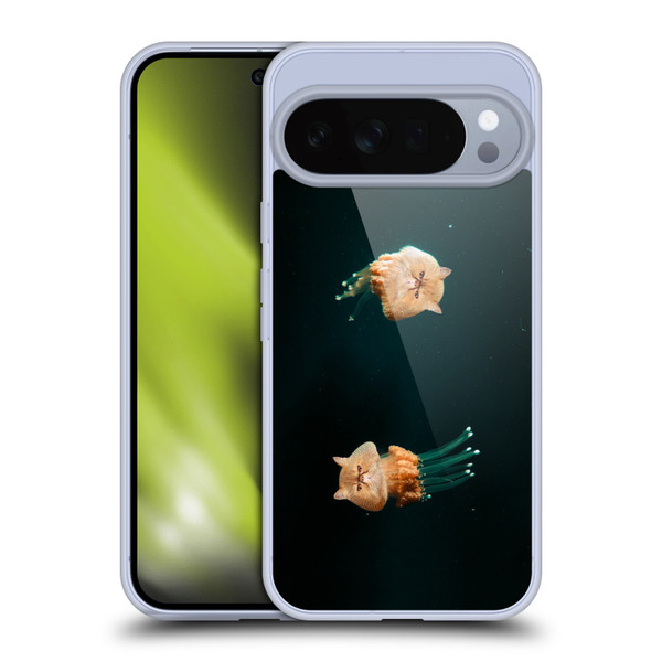 Pixelmated Animals Surreal Pets Jellyfish Cats Soft Gel Case for Google Pixel 10 Pro XL