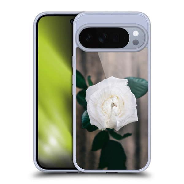 Pixelmated Animals Surreal Pets Peacock Rose Soft Gel Case for Google Pixel 10 Pro XL