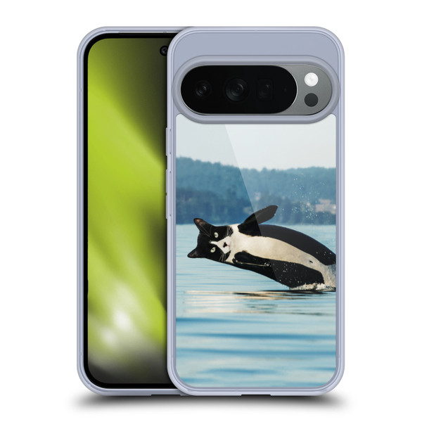 Pixelmated Animals Surreal Wildlife Orcat Soft Gel Case for Google Pixel 10