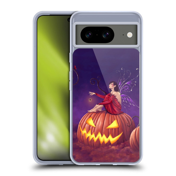 Rachel Anderson Pixies Pumpkin Soft Gel Case for Google Pixel 8