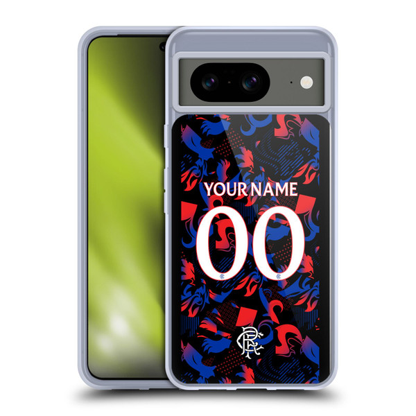 Custom Customised Personalised Rangers FC 2024/25 Kit Third Soft Gel Case for Google Pixel 8