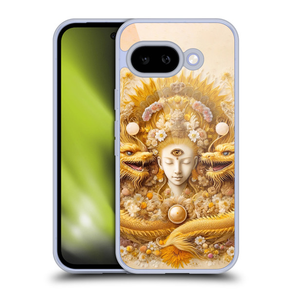 Shambhala Light Visionary Art Celestial Graphics Lucky Dragons Soft Gel Case for Google Pixel 9A