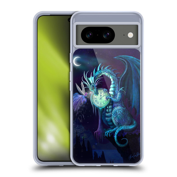 Rose Khan Mythic Scale Series Blue Time Soft Gel Case for Google Pixel 8