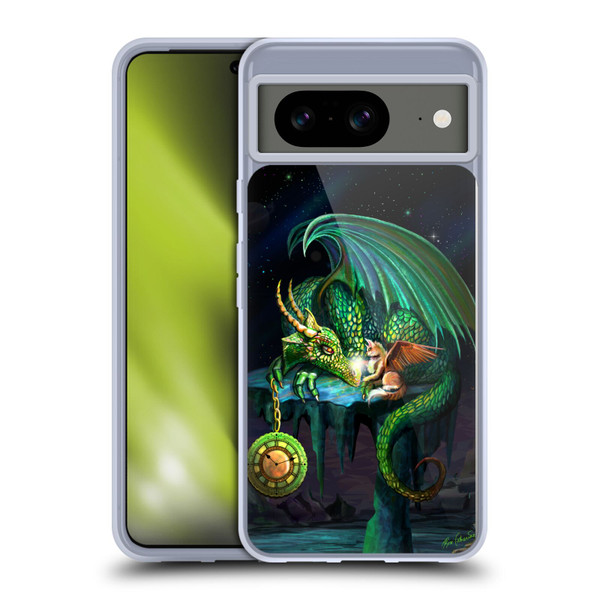 Rose Khan Mythic Scale Series Green Time Soft Gel Case for Google Pixel 8
