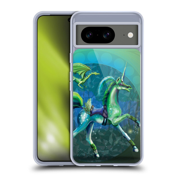 Rose Khan Unicorns Green Summer Soft Gel Case for Google Pixel 8