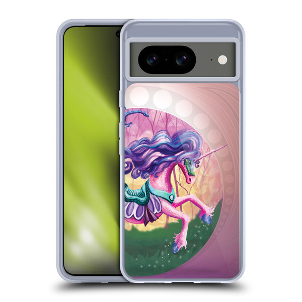 Rose Khan Unicorns Pink Spring Soft Gel Case for Google Pixel 8