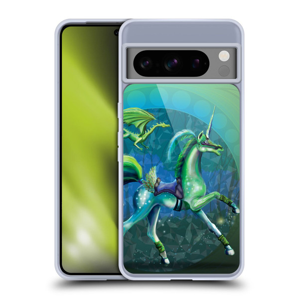 Rose Khan Unicorns Green Summer Soft Gel Case for Google Pixel 8 Pro