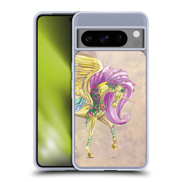 Rose Khan Unicorns Yellow Pegasus Soft Gel Case for Google Pixel 8 Pro