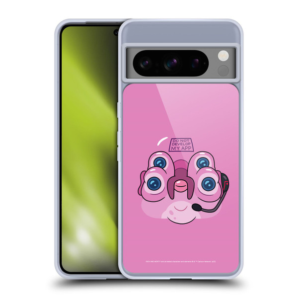 Rick And Morty Season 4 Graphics Glootie Soft Gel Case for Google Pixel 8 Pro