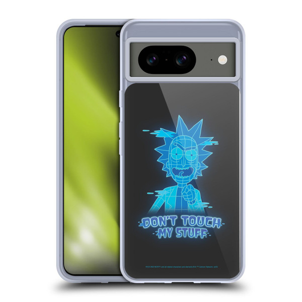 Rick And Morty Season 5 Graphics Don't Touch My Stuff Soft Gel Case for Google Pixel 8